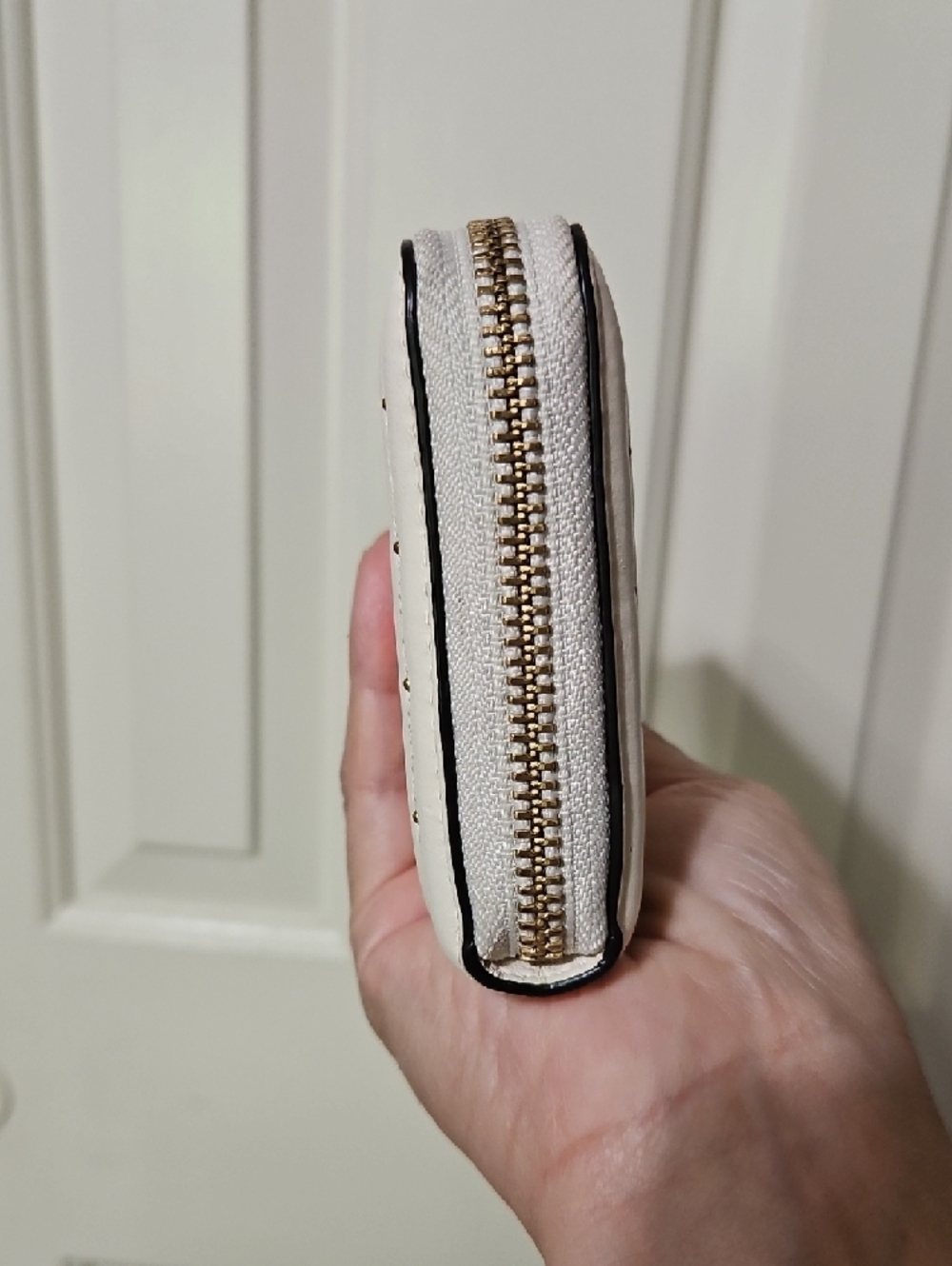 Coach NWOT Studded Quilted Long Zip Wallet - Picture 4 of 9